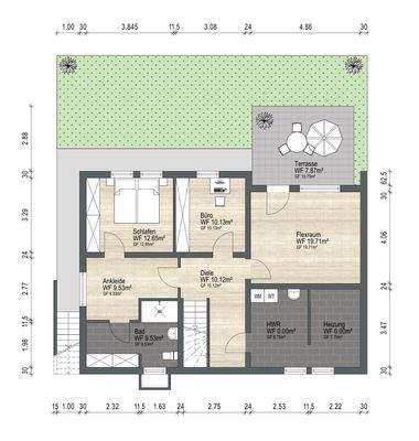 Grundrissplan Untergeschoss