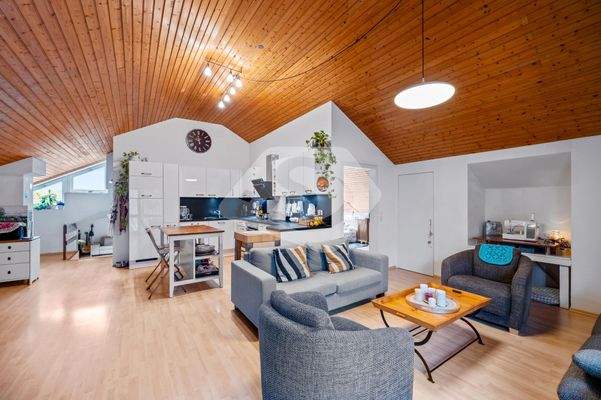 DG Wohnung | Wohnbereich und Kochbereich