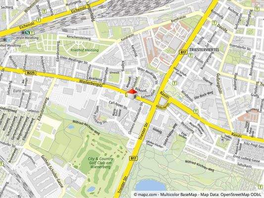 Geolyzer Kartenausschnitt