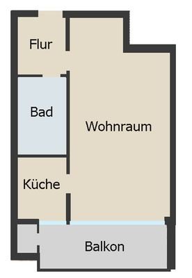 Grundriss Apartment Typ 1