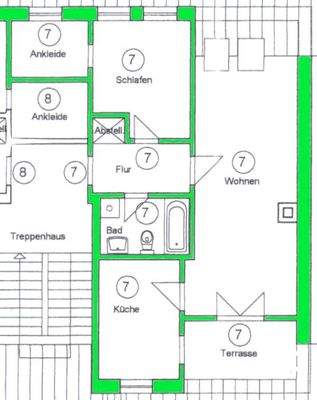 Grundriss (ohne Maßstab)