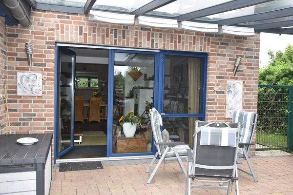 überdachte Terrasse