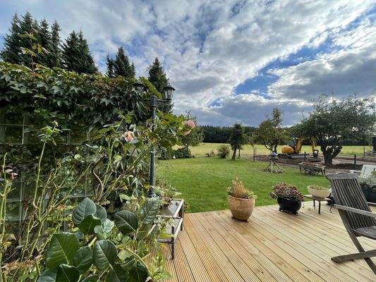 Blick von der Terrasse