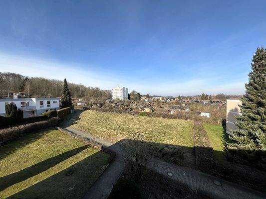 Aussicht vom Schlafzimmer