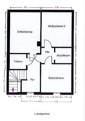 Grundriss - 1. Dachgeschoss