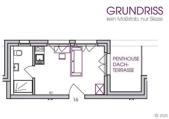 Grundriss Wohnung 16