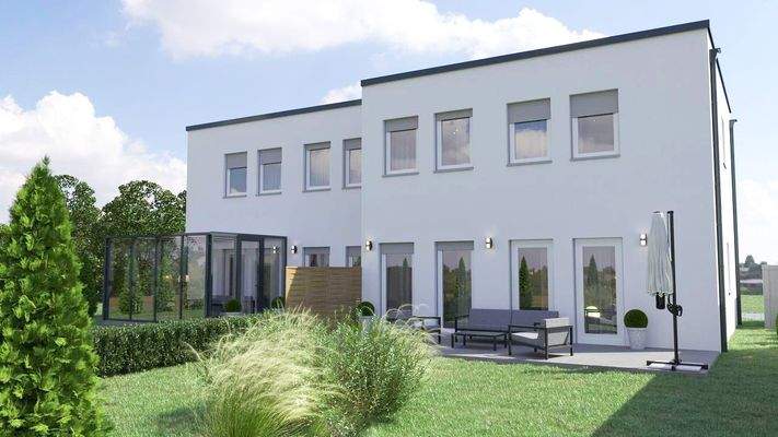 geplantes Doppelhaus