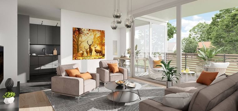 Wohnzimmer Visualisierung