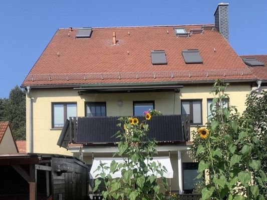 Blick aufs Haus vom Innenhof