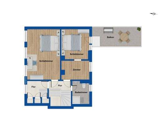 Obergeschoss Haupthaus