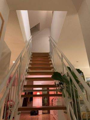 Aufgang ins Dachgeschoß