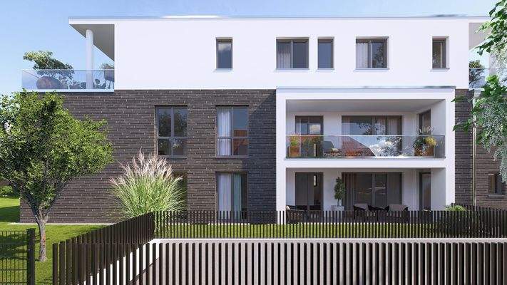 Gartenansicht-Penthouse