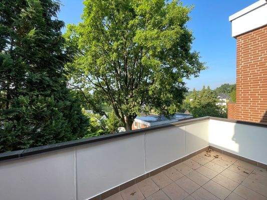 Nicht einsehbarer Balkon