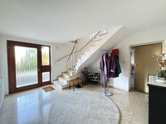 Eingang im Gartengeschoss