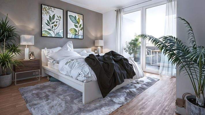 04_50 m_ - Innenraumvisualisierungen - Schlafzimmer