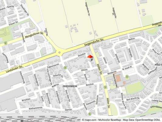 Geolyzer Kartenausschnitt