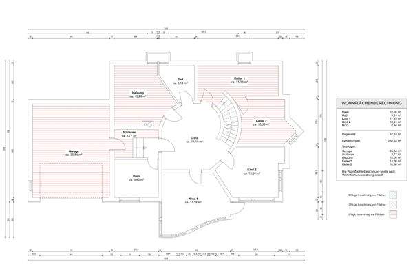 Grundriss Untergeschoss