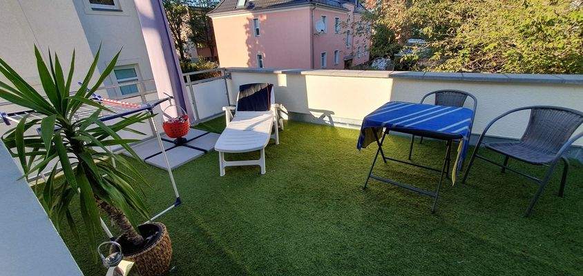 Dachterrasse zu Schlafzimmer
