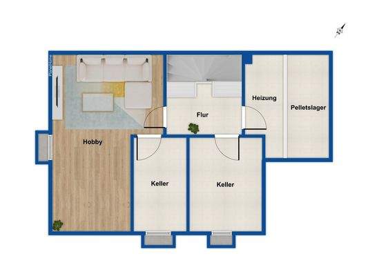 Grundriss - Kellergeschoss
