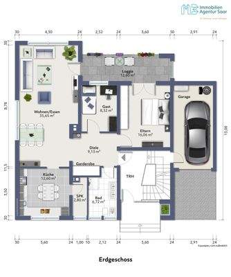 Vielseitiges Zweifamilienhaus in Dillingen, Pachtener Heide