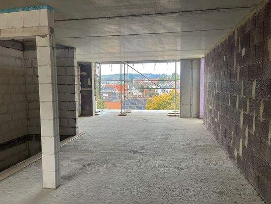 Rohbau EG mit Aussicht