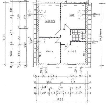 Grundriss Dachgeschoss