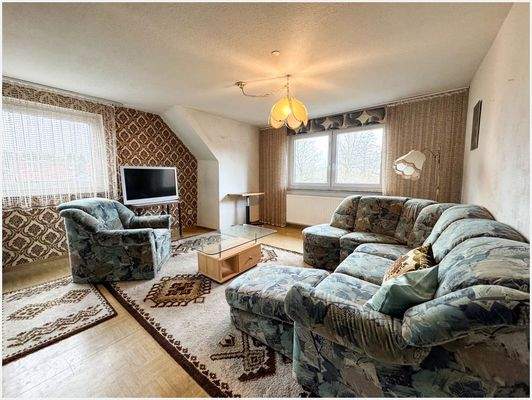 Wohn-/Schlafzimmer Dachgeschoss