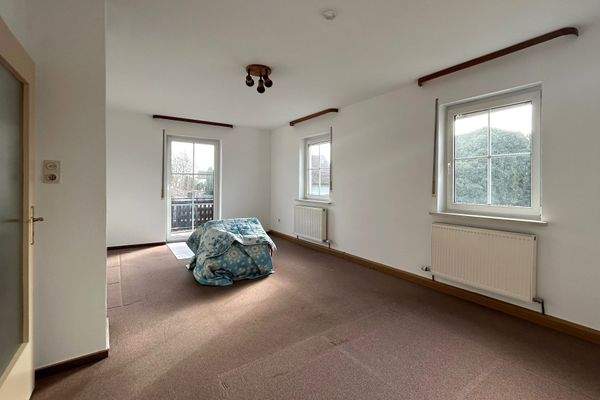 Schlafzimmer mit Balkon