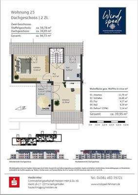 WE 25-Staffelgeschoss mit Balkon