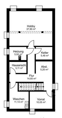Grundriss Untergeschoss