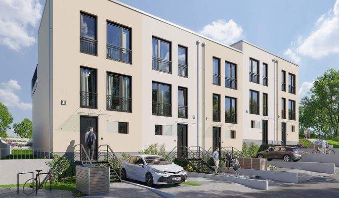 Moderne und komfortable Reihenhäuser