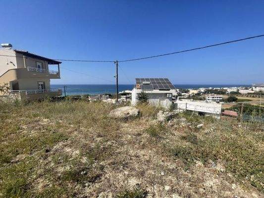 Kreta, Sfakaki: Grundstück mit herrlichem Meerblick zu verkaufen