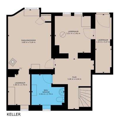 Grundriss Keller