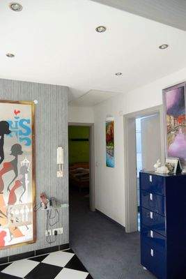 Durchgang Schlafen Bad im EG