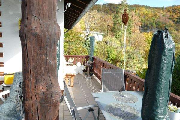 Balkon mit Fernsicht