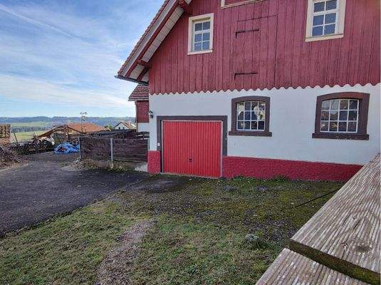 Einfahrt zum Farrenstall