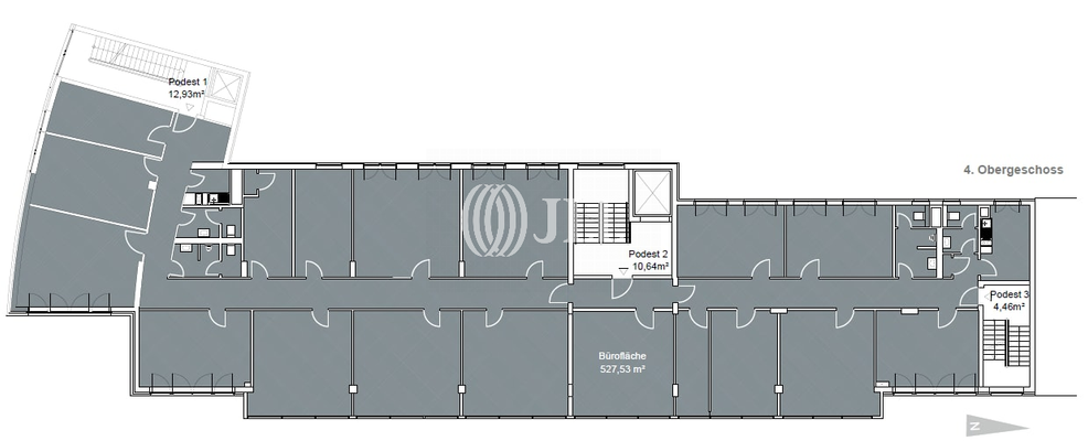 Grundriss Vorderhaus 4.OG