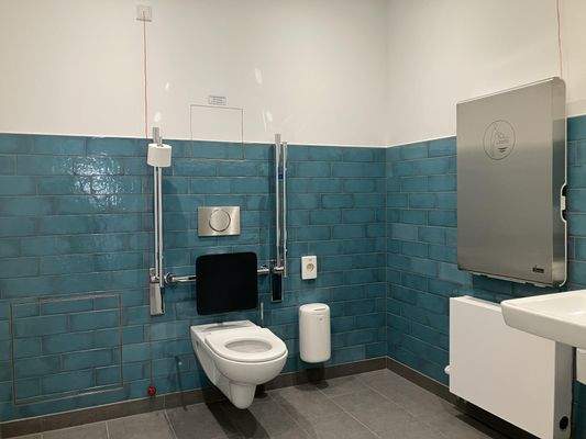 Behinderten-WC-Raum