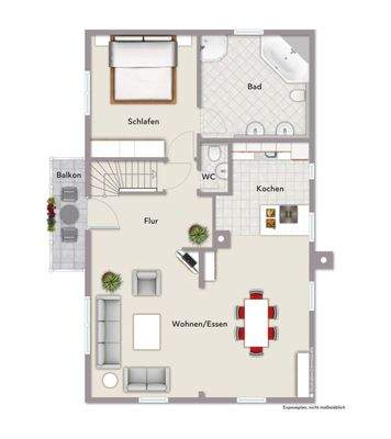 Grundriss Obergeschoss