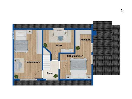 Grundriss Dachgeschoss