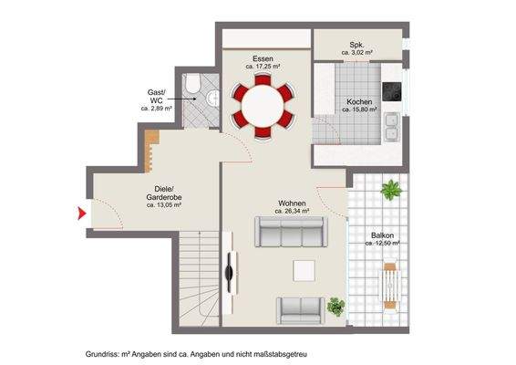 Grundriss Erdgeschoss