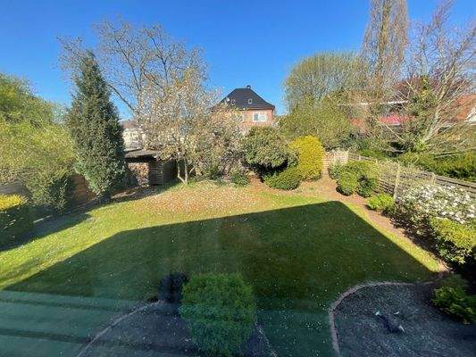 Blick in den Garten Hinterhaus