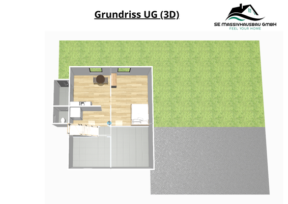 Grundriss UG 3D