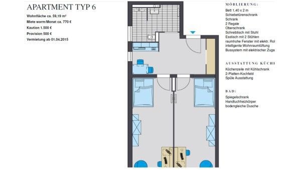 Grundriss (App.-Typ 6)