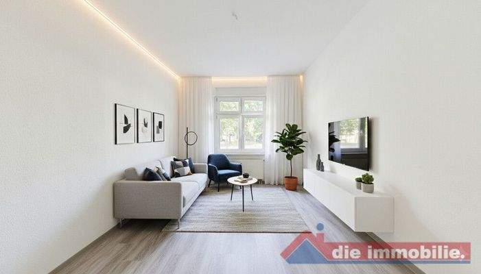 KI - möbliert_Wohnzimmer