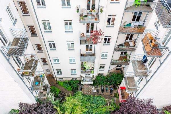 Hinterhaus Draufsicht