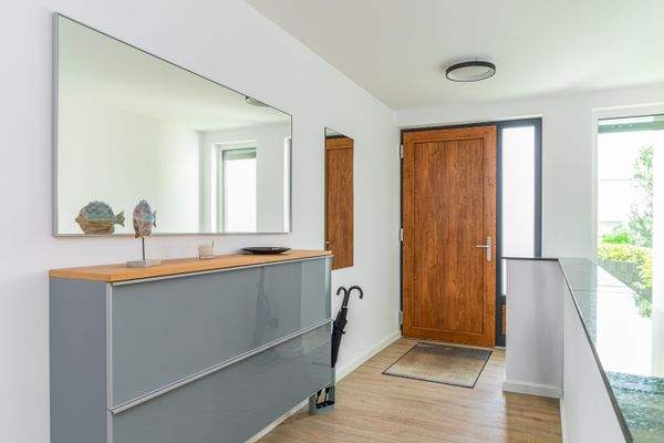 Die hochwertige Eingangstür 