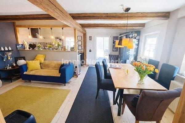 Ansicht Esszimmer Wohnzimmer u