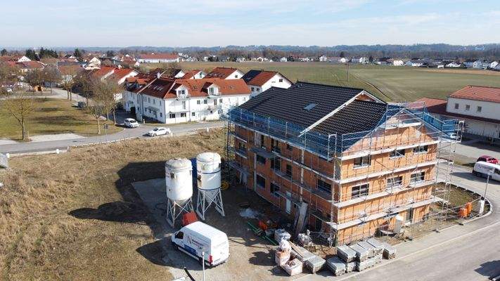 Außenansicht aktueller  Baufortschritt