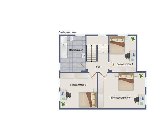 Grundriss Obergeschoss